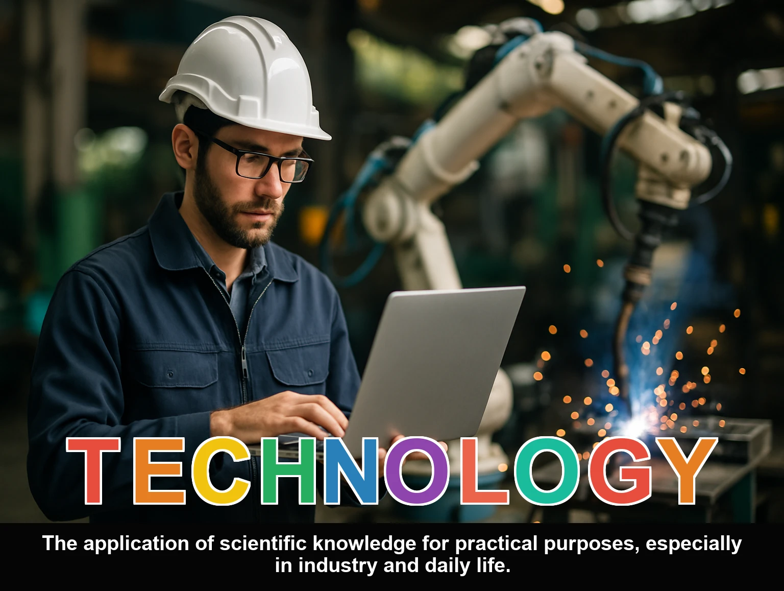 English Illustration for technology